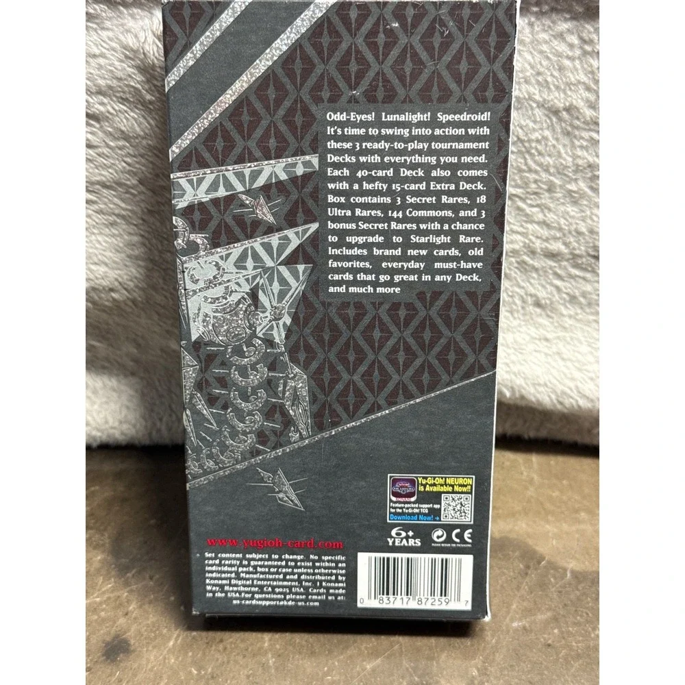 Konami Yu-Gi-Oh Legendary Arc-V Decks Unisex OS Black 1st Edition TCG Box